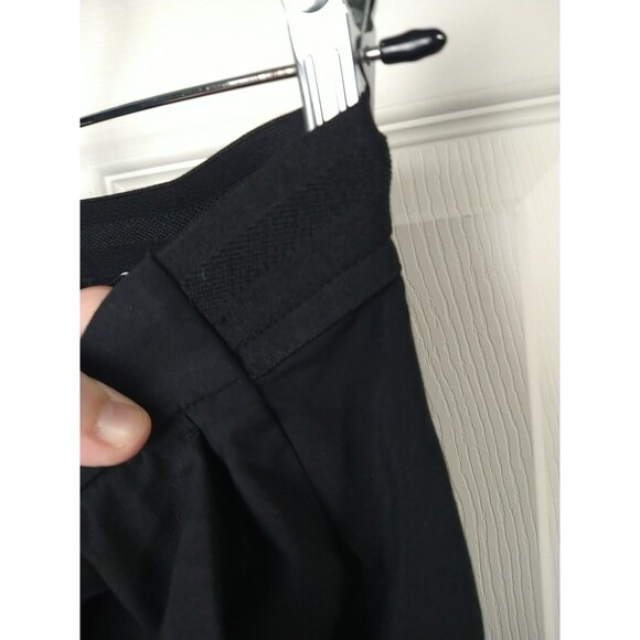 Zara Woman XL Pants Ankle Black Straight Stretch Waist Pocket Officewear - Picture 10 of 12